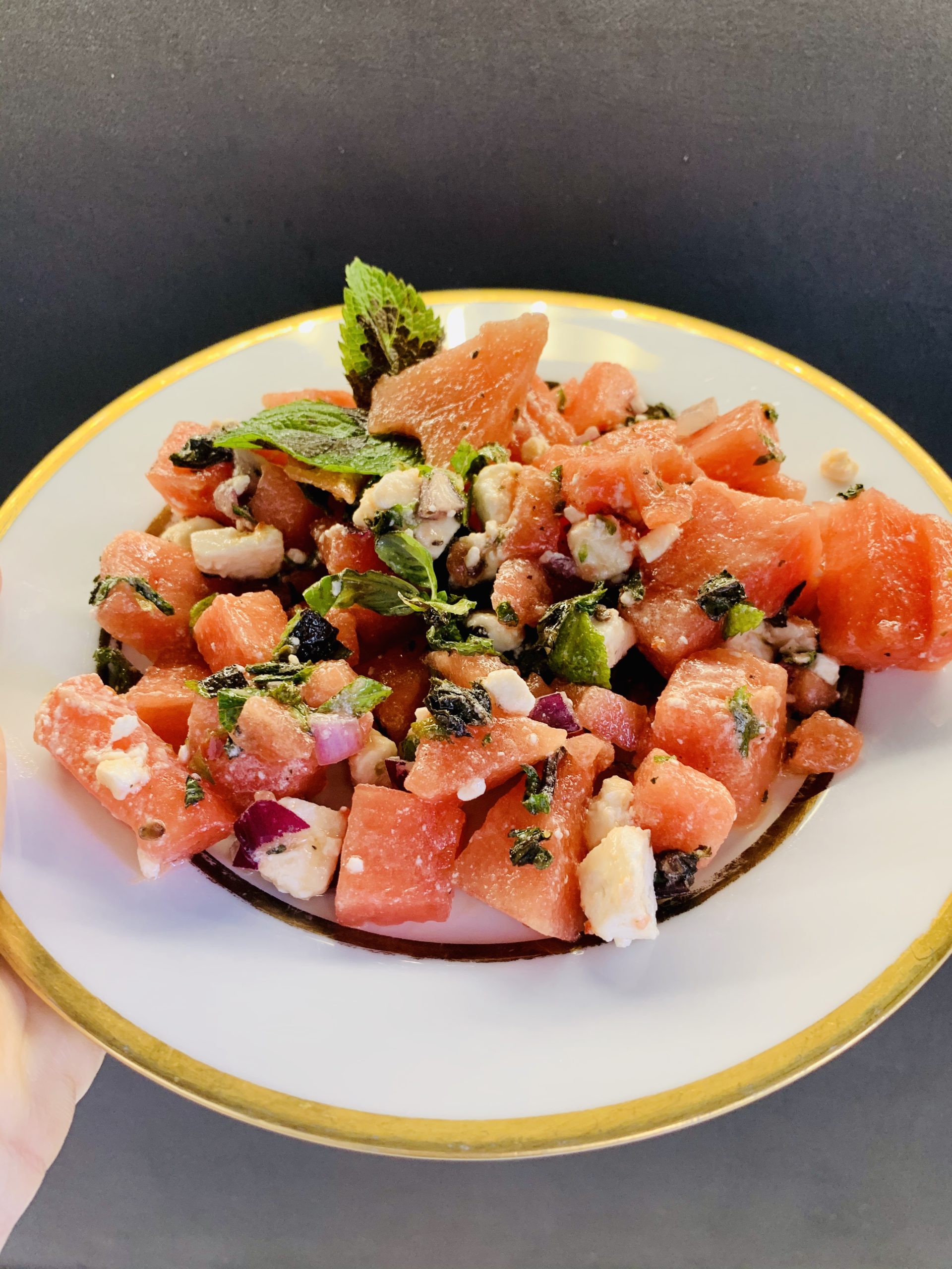 Watermelon salad