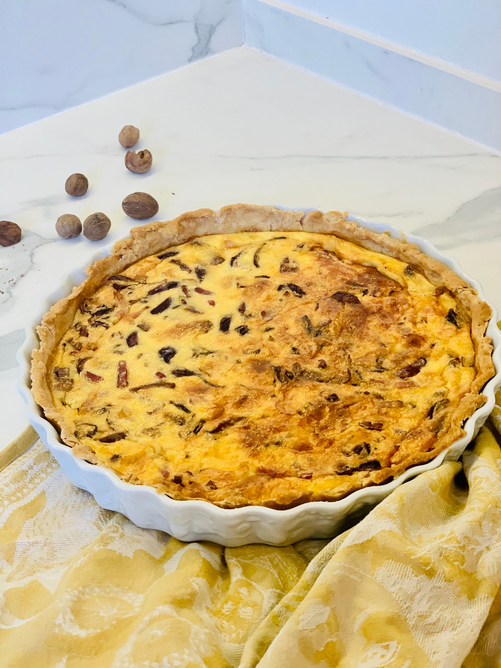 The french quiche easy recipe from one of the most traditional dish.
