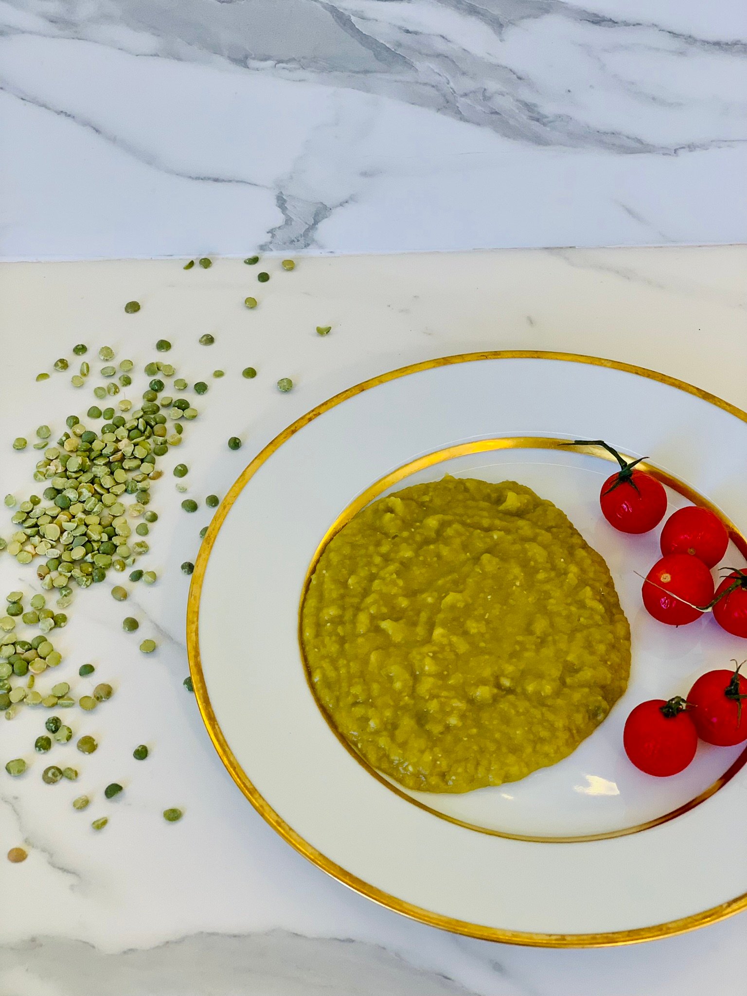 Split pea, healthy and diet recipe step by step