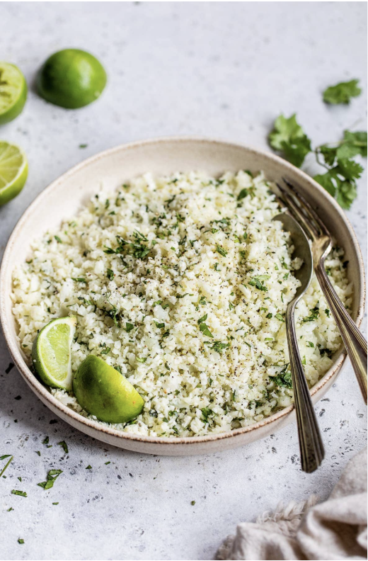 Cauliflower Rice Salad with Coriander